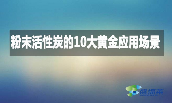 粉末活性炭的10大黃金應用場景，環(huán)保行業(yè)都在用!